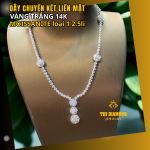 Dây Chuyền Liền – Tinh Tế Cùng Vàng Trắng 14K